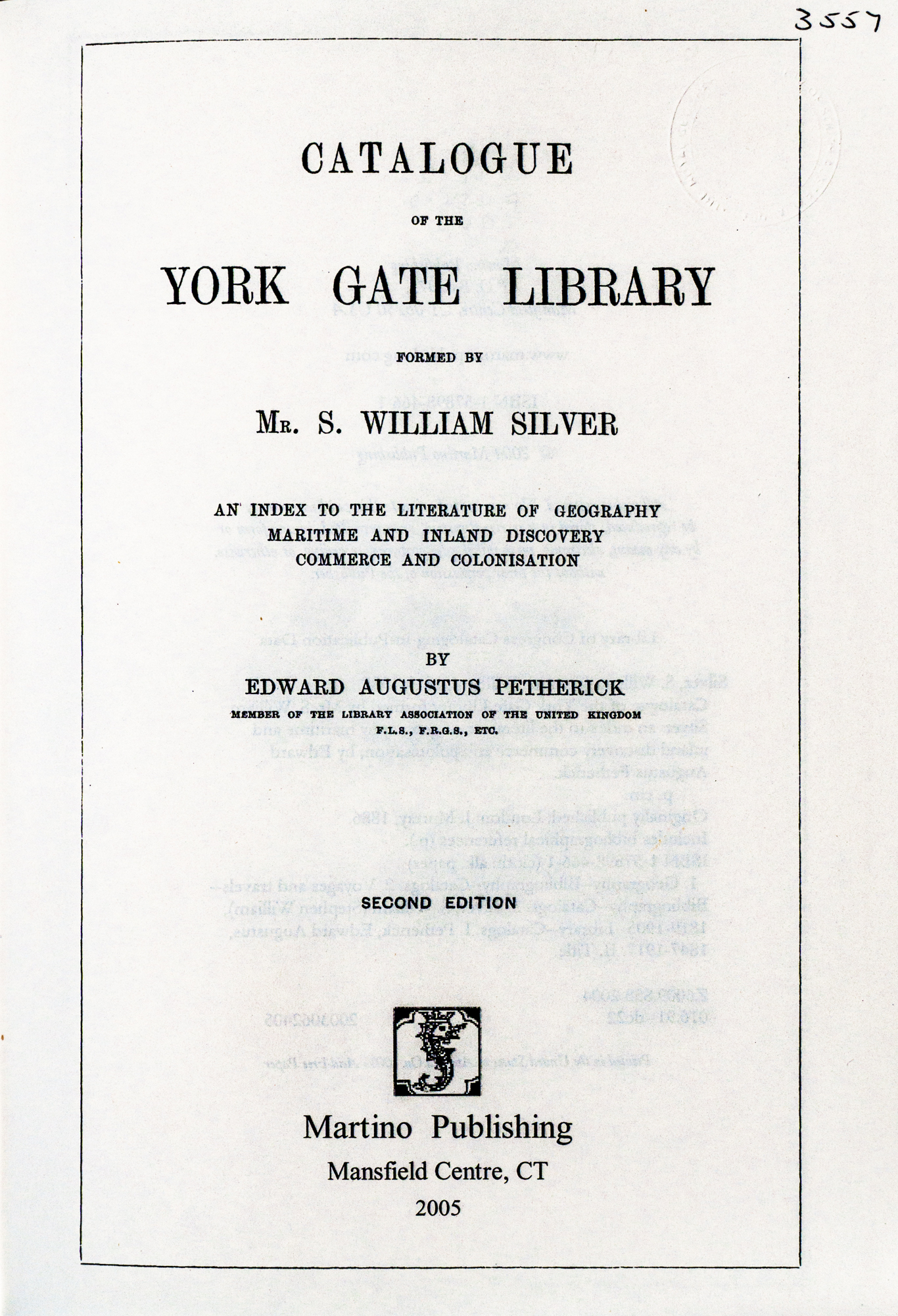 York Gate 3 2005 Title Page